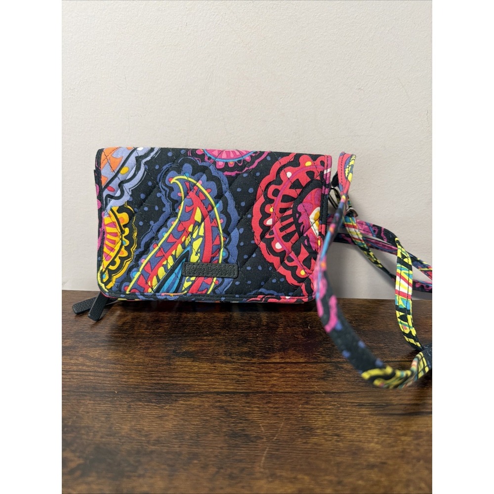 Vera Bradley RFID All in One Crossbody Bag, Twilight Paisley RETIRED, 24375-K01